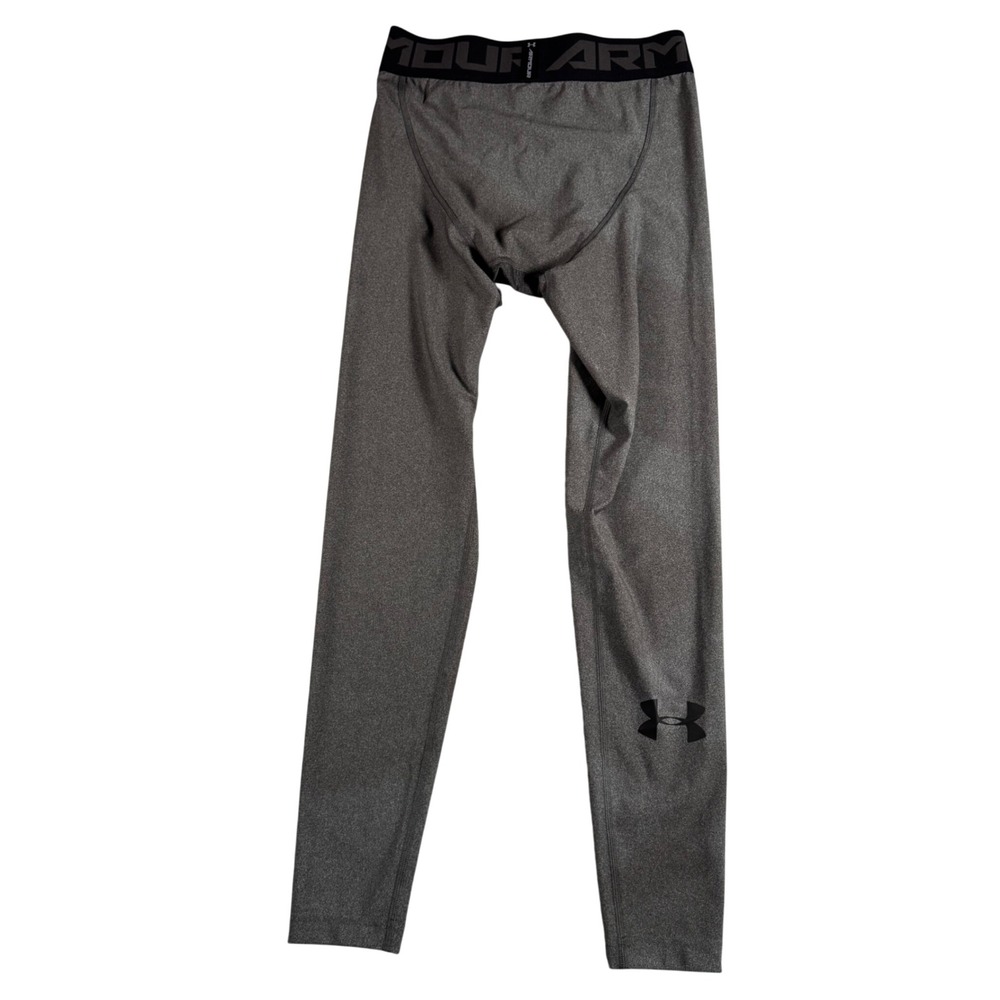 Under Armour Compression Leggings Mens Medium Gray New HeatGear 1289577 Athletic - Picture 7 of 7